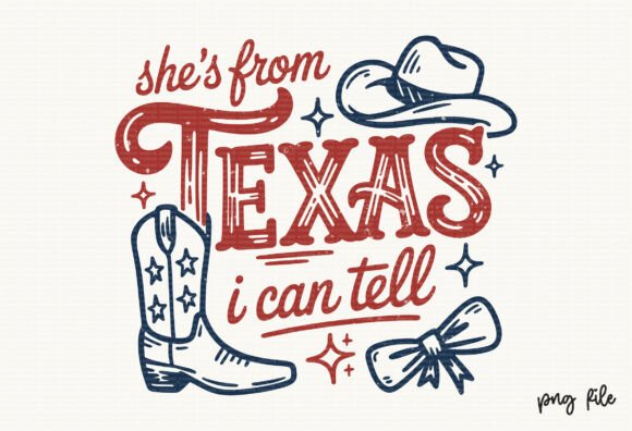 Authentic Western Style: The Drawn Design PNG Western Texas Hand