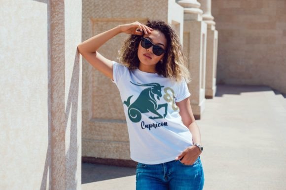 Capricorn Zodiac T-shirt Design: A Symbol of Ambition