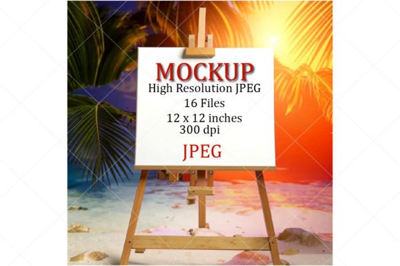 Easel Mockups, Invitation Mockups, JPEG: Elevate Your Designs