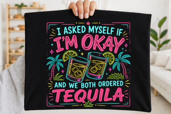 Funny Tequila Party PNG Shirt Design