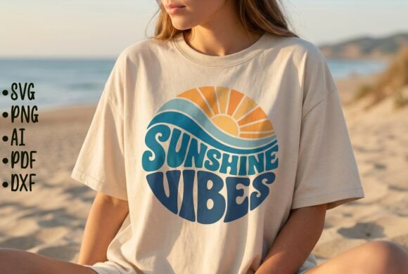 Sunshine Vibes Summer T-Shirt Design Svg: A Designer's Review