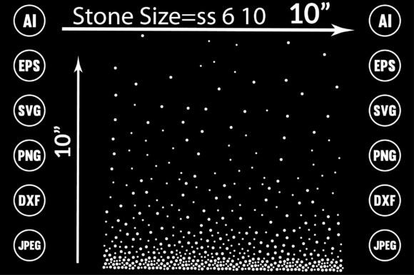 Unleashing Creativity with Scattered Pattern Rhinestone Design