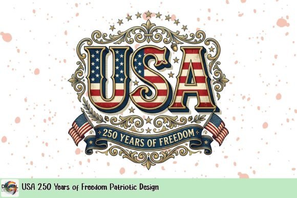 USA 250 Years of Freedom: A Design Asset for Patriotic Projects