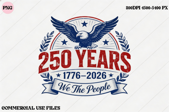 USA 250 Years We the People Eagle Design: A Modern Icon