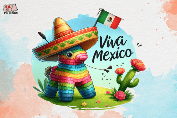 Viva Mexico Clipart PNG Graphics: Festive Design Assets